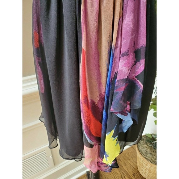 Tibi Multicolor 100% Silky One Shoulder Dress - Picture 4 of 12